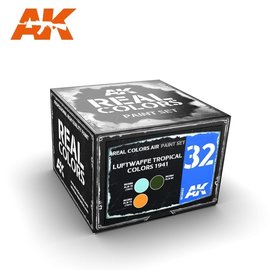AK Interactive AK Interactive - Real Color Set - Luftwaffe Tropical Colors 1941