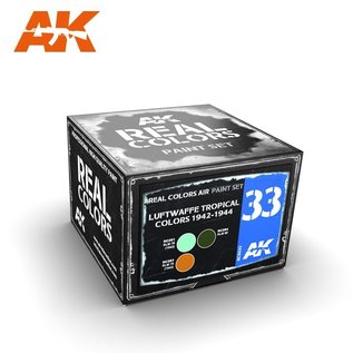 AK Interactive Real Color Set - Luftwaffe Tropical Colors 1942-1944