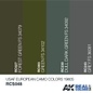 AK Interactive Real Color Set - USAF European Camo Colors 1980S