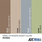 AK Interactive Real Color Set - Israeli AF Modern Desert Colors