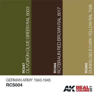AK Interactive Real Color Set - German Army 1943-1945 Set