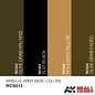 AK Interactive Real Color Set - WWII U.S. Army Basic Colors Set