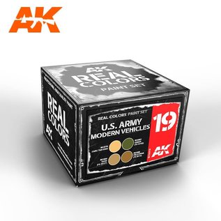 AK Interactive Real Color Set - U.S. Army Modern Vehicles Set