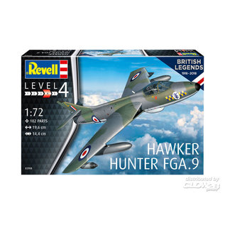 Revell British Legends- Hawker Hunter FGA.9 - 1:72