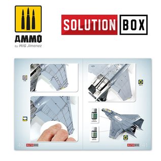 AMMO by MIG Solution Book "How To Paint USAF Navy Grey Fighters"