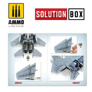 AMMO by MIG Solution Book "How To Paint USAF Navy Grey Fighters"