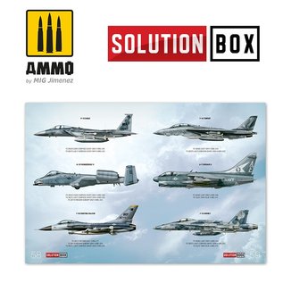 AMMO by MIG Solution Book "How To Paint USAF Navy Grey Fighters"