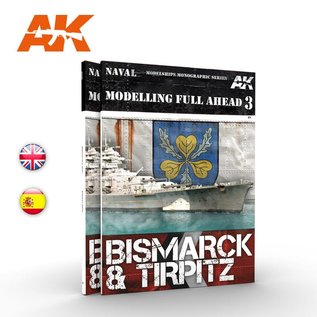 AK Interactive Modelling full ahead 3 - Bismarck & Tirpitz