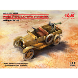 ICM ICM - Model T 1917 LCP with Vickers MG, WWI ANZAC Car - 1:35