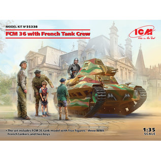ICM FCM 36 with French Tank Crew - 1:35