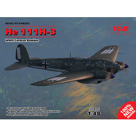 ICM ICM - Heinkel He 111H-3 WWII German Bomber - 1:48