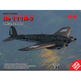 ICM Heinkel He 111H-3 WWII German Bomber - 1:48