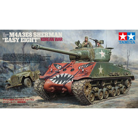 TAMIYA Tamiya - M4A3E8 US Medium Tank Sherman "Easy Eight" Korean Theatre - 1:35