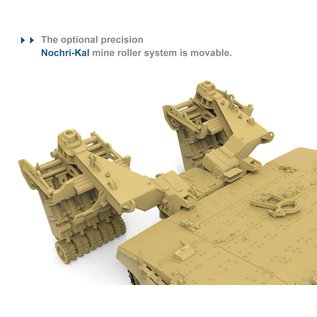 MENG Israeli Main Battle Tank Merkava Mk.4/4LIC w/Nochri-Kal Mine Roller System - 1:35