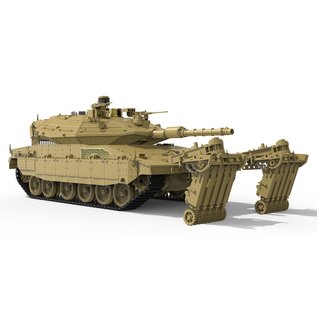 MENG Israeli Main Battle Tank Merkava Mk.4/4LIC w/Nochri-Kal Mine Roller System - 1:35