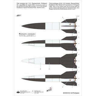 Special Armour A4/V2 Prototypes - 1:72