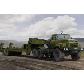 HobbyBoss Hobby Boss - Russian KrAZ-260B Tractor with CMAZ/ChMZAP-5247G semitrailer - 1:35