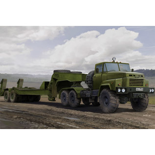 HobbyBoss Russian KrAZ-260B Tractor with CMAZ/ChMZAP-5247G semitrailer - 1:35