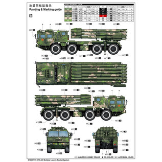 Trumpeter PHL-03 Multiple Launch Rocket System - 1:35