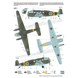 Special Hobby Siebel Si 204D German Transport and Training Aircraft - 1:48