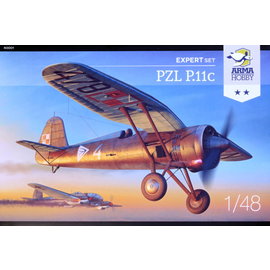 Arma Hobby ARMA HOBBY - PZL P.11c Expert Set - 1:48