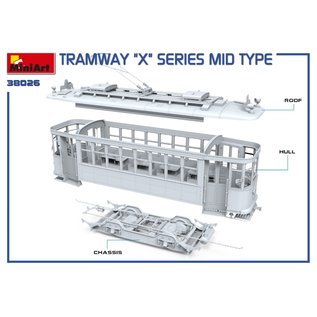 MiniArt Soviet Tramway "X" Series Mid type - 1:35