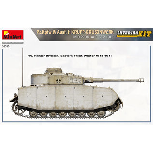 MiniArt Pz.Kpfw.IV Ausf. H - Krupp Grusonwerk Mid Prod. Aug. - Sept. 1943 - 1:35