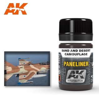 AK Interactive AK2073 PANELINER FOR SAND AND DESERT CAMOUFLAGE