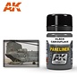 AK Interactive AK2075 PANELINER FOR BLACK CAMOUFLAGE