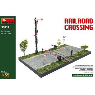 MiniArt Railroad crossing - 1:35