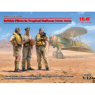 ICM British Pilots in Tropical Uniform (1939-1943) - 1:32