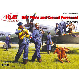 ICM ICM - RAF Pilots and Ground Personnel (1939-1945) - 1:48