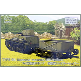 IBG Models IBG - Type 94 Japanese Tankette with trailer - 1:72