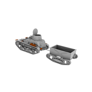 IBG Models Type 94 Japanese Tankette with trailer - 1:72