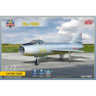 Modelsvit Yakovlev Yak-1000 Soviet supersonic demonstrator - 1:72