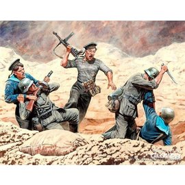 Master Box Master Box - Soviet Marines and German Infantry, Hand t o hand Combat, 1941-1942 - 1:35