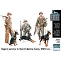 Master Box Dogs in service in US Marine Corps, WWII era - 1:35