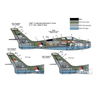 Kinetic Republic F-84F Thunderstreak - 1:48