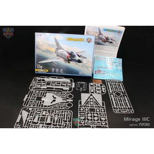 Modelsvit Dassault Mirage IIIC all-weather interceptor - 1:72