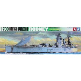 TAMIYA Tamiya - brit. Schlachtschiff HMS Rodney - Waterline No. 102 - 1:700