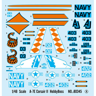 HobbyBoss Ling-Temco-Vought A-7E Corsair II - 1:48