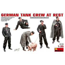 MiniArt MiniArt - German Tank Crew at Rest - 1:35