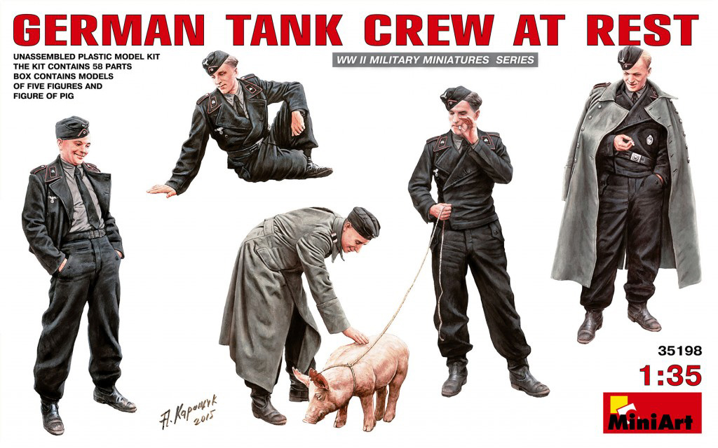 MiniArt - German Tank Crew at Rest - 1:35 - Traudls Modellbau