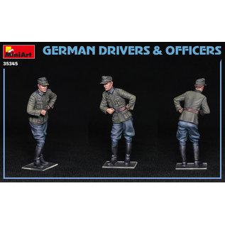 MiniArt German Drivers & Officers - 1:35