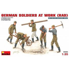 MiniArt MiniArt - R.A.D. German Soldiers at work - Reichsarbeitsdienst deutsche Soldaten bei der Arbeit - 1:35