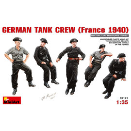 MiniArt MiniArt - Deutsche Panzerbesatzung (Frankreich 1940) - 1:35