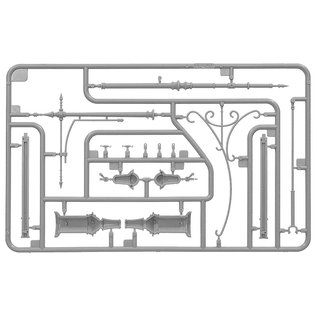 MiniArt Oberleitungsmasten und Strassenlaternen - 1:35