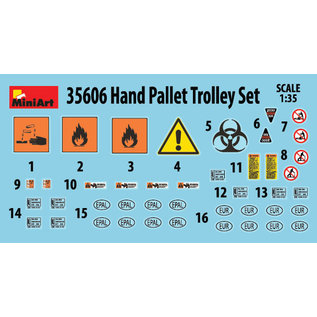 MiniArt Handhubwagen - 1:35