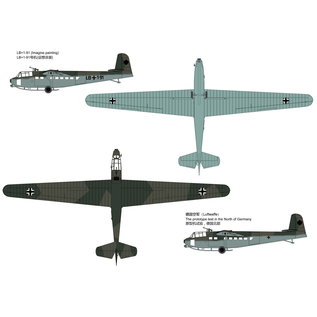 Bronco Models DFS230V-6 Lastensegler m. Bremsrakete / Light Assault Glider w/deceleration rocket - 1:72