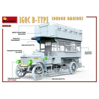 MiniArt LGOC B-TYPE London Omnibus - 1:35